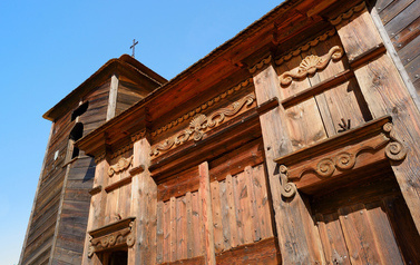 Zabytki gminy Brody - barokowy kościół w Krynkach wraz z cmentarzem 1
