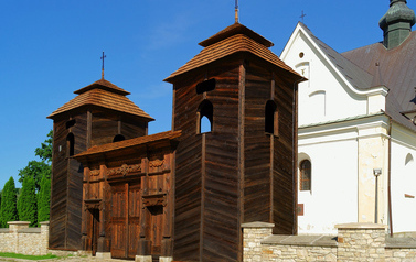Zabytki gminy Brody - barokowy kościół w Krynkach wraz z cmentarzem 3