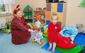 Mikołaj wśr&oacute;d najmłodszych (przredszkola, oddziały przedszkolne, punkty dziennej opieki) 284