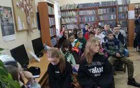 Rotmistrz Pilecki - superbohater. Spotkanie w Gminnej Bibliotece Publicznej w Brodach 1