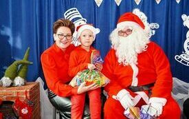 Mikołaj wraz z W&oacute;jhtem Gminy Brody odwiedził wszystkie przedszkola i punkty dziennego opiekuna dla dzieci do lat 3 75