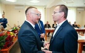 Nowy w&oacute;jt, nowa rada i atmosfera nadziei! Ślubowianie radnych i Ernesta Kumka - W&oacute;jta Gminy Brody 56