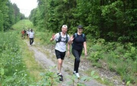 Wędrowali podczas pieszego maratonu &bdquo;Wok&oacute;ł Komina&rdquo; 57