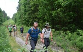 Wędrowali podczas pieszego maratonu &bdquo;Wok&oacute;ł Komina&rdquo; 58
