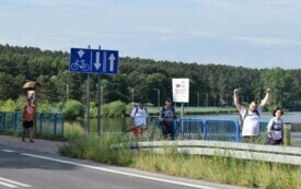 Wędrowali podczas pieszego maratonu &bdquo;Wok&oacute;ł Komina&rdquo; 95