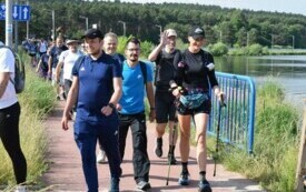 Wędrowali podczas pieszego maratonu &bdquo;Wok&oacute;ł Komina&rdquo; 102