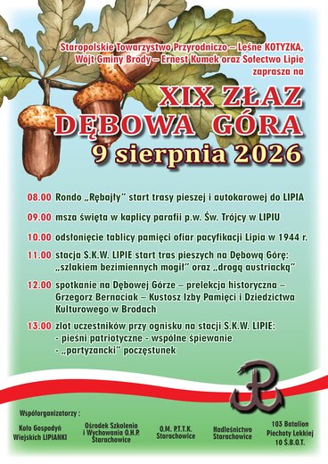 XIX Złaz Dębowa G&oacute;ra 2026