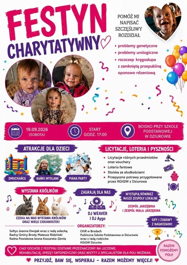 19 września Festyn Charytatywny w Dziurowie