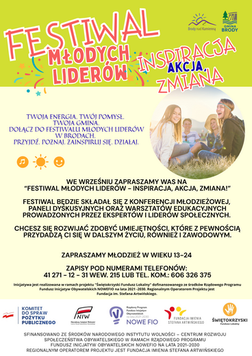 Festiwal Młodych Lider&oacute;w &ndash; Inspiracja, Akcja, Zmiana!