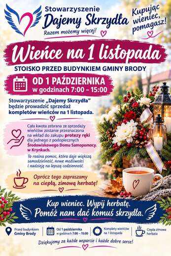 Stowarzyszenie &bdquo;Dajemy Skrzydła&rdquo; zaprasza do udziału w szczytnej inicjatywie.