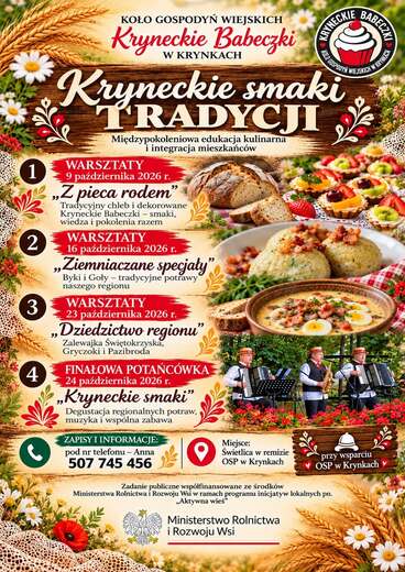 Cykl spotkań &bdquo;Kryneckie Smaki Tradycji&rdquo;