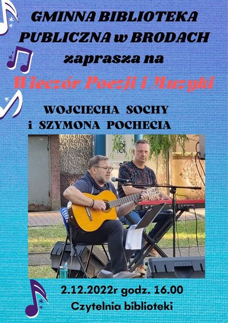 Wieczór poezji i muzyki - Wojciech Socha, Szymon Pocheć