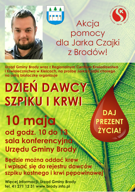 Dzień Dawcy Szpiku i Krwi w Brodach