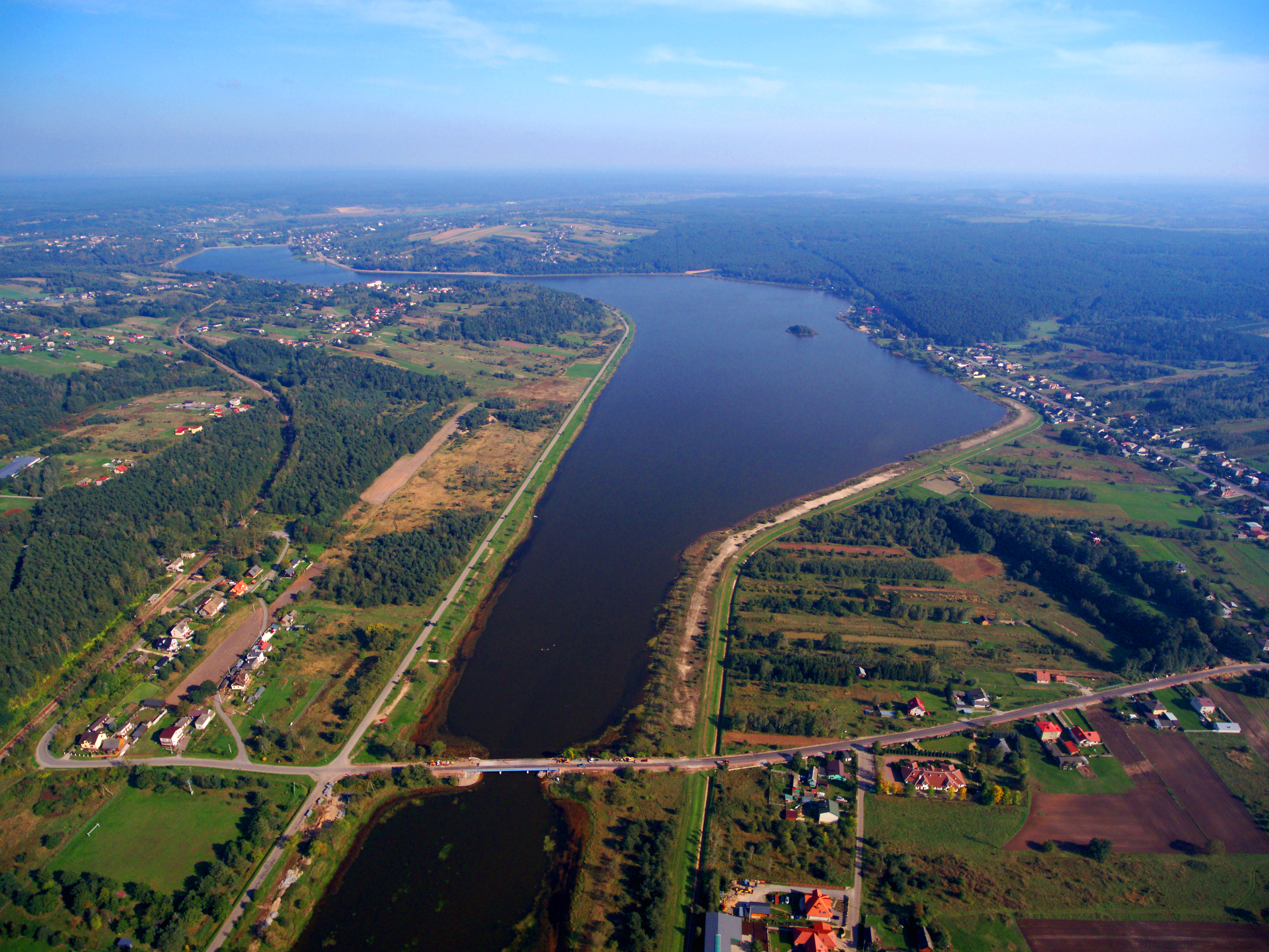 Staw na rzece Kamiennej, obecnie Zalew Brodzki
