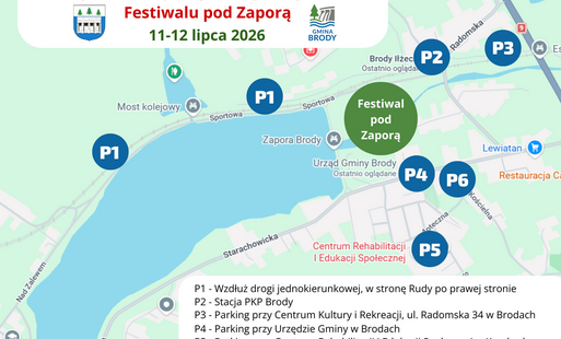 Zdjęcie do Bezpłatne parkingi w trakcie Festiwalu pod Zaporą 2026