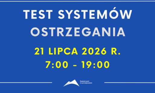 Zdjęcie do Ćwiczenia z zakresu ostrzegania i alarmowania &bdquo;ALARM-2026&rdquo;