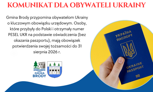 Zdjęcie do Komunikat dla obywateli Ukrainy