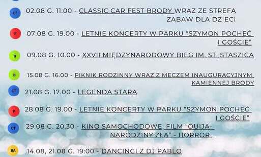 Zdjęcie do Wakacyjny rozkład jazdy gotowy. Gorący sierpień w Gminie Brody