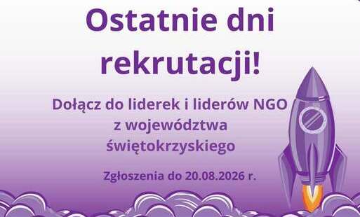 Zdjęcie do Ostatnie dni rekrutacji do Centrum Rozwoju Lider&oacute;w. Zgłoszenia przyjmowane do 20 sierpnia