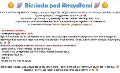 Zdjęcie do Pożegnanie lata w Krynkach. Przed nami &bdquo;Biesiada pod Skrzydłami&rdquo;