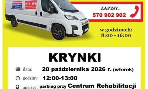 Zdjęcie do Bezpłatne badanie wzroku 20 października w Krynkach