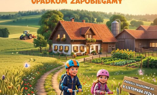 Zdjęcie do VIII losowanie hulajn&oacute;g dla dzieci rolnik&oacute;w, kt&oacute;re ukończą kurs e-learningowy "Bezpiecznie na wsi mamy - upadkom zapobiegamy"
