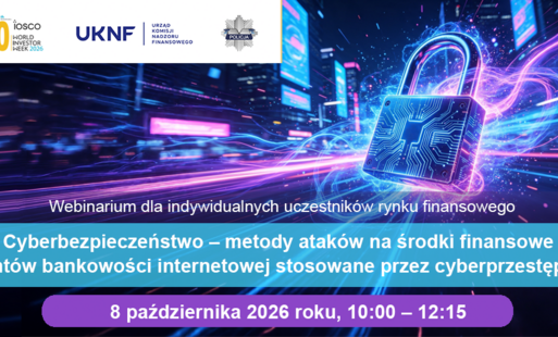 Zdjęcie do Webinarium dla indywidualnych uczestnik&oacute;w rynku finansowego