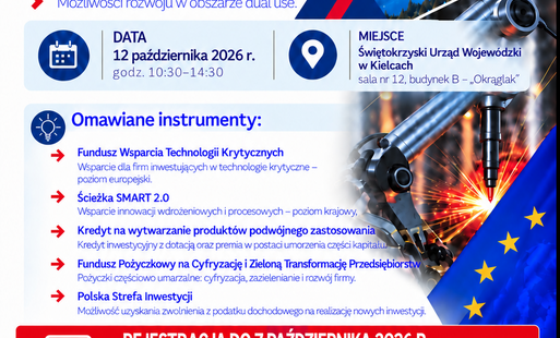 Zdjęcie do Fundusze Europejskie dla nowoczesnej gospodarki. Ministerstwo Funduszy i Polityki Regionalnej oraz SSE zapraszają na spotkanie informacyjne
