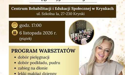 Zdjęcie do Warsztaty pielęgnacyjno-makijażowe w CRiES w Krynkach