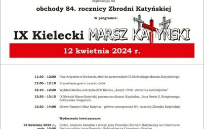 Zdjęcie do IX Kielecki Marsz Katyński