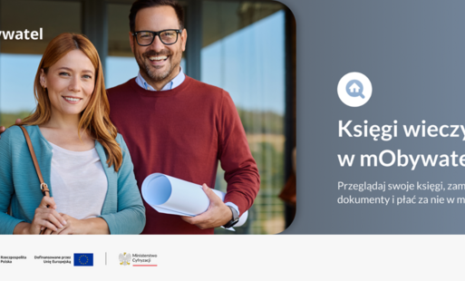 Księgi wieczyste w mObywatel. Nowa usługa w aplikacji