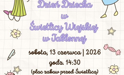 Dzień Dziecka w Jabłonnej już w najbliższą sobotę