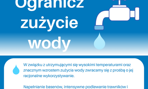 Zdjęcie do Apel do mieszkańc&oacute;w Gminy Brody o racjonalne korzystanie z wody