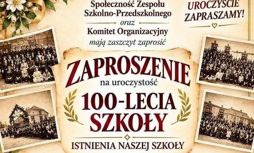 Zdjęcie do 100 lat Szkoły Podstawowej w Lubieni. Wyjątkowy jubileusz 17 października