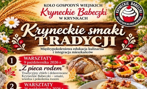 Zdjęcie do KGW zaprasza na cykl spotkań &bdquo;Kryneckie Smaki Tradycji&rdquo;